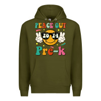 Army Green peace out 2024 pre k Premium Hoodie - JahusDesignShop