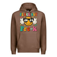 Chestnut peace out 2024 pre k Premium Hoodie - JahusDesignShop
