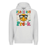 Dove Grey peace out 2024 pre k Premium Hoodie - JahusDesignShop