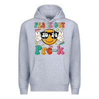 Heather Grey peace out 2024 pre k Premium Hoodie - JahusDesignShop