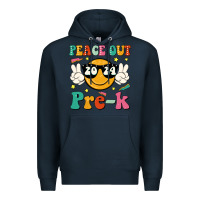 Navy peace out 2024 pre k Premium Hoodie - JahusDesignShop