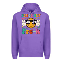 Purple peace out 2024 pre k Premium Hoodie - JahusDesignShop