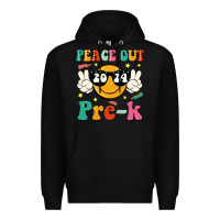 Black peace out 2024 pre k Premium Hoodie - JahusDesignShop