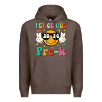 Coffee peace out 2024 pre k Premium Hoodie - JahusDesignShop