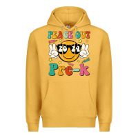 Mustard peace out 2024 pre k Premium Hoodie - JahusDesignShop