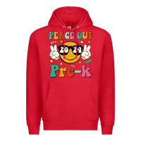 Red peace out 2024 pre k Premium Hoodie - JahusDesignShop