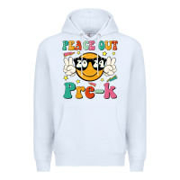 White peace out 2024 pre k Premium Hoodie - JahusDesignShop