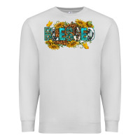 Dove Grey blessed Premium Sweatshirt - texasbilliewilder