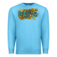 Ocean Blue blessed Premium Sweatshirt - texasbilliewilder