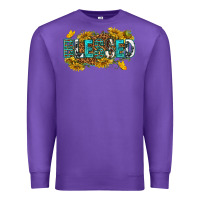 Purple blessed Premium Sweatshirt - texasbilliewilder