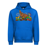 Cobalt blessed afro woman hands Urban Hoodie - AdoDesignShop