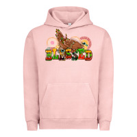 Pigment Salmon blessed afro woman hands Urban Hoodie - AdoDesignShop