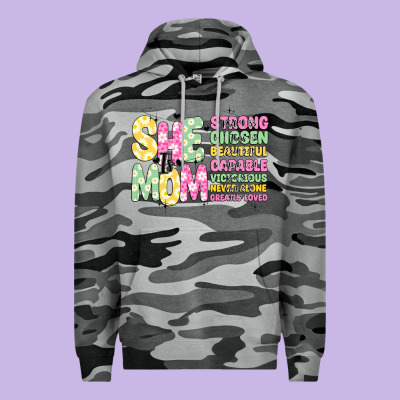 She Is Mom Premium Hoodie Designed By Jahusdesignshop