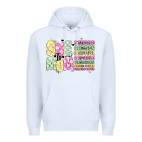 White she is mom Premium Hoodie - JahusDesignShop