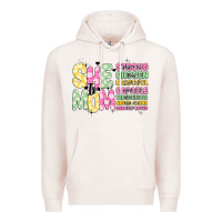 Pale Pink she is mom Premium Hoodie - JahusDesignShop