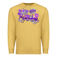 Antique Gold purple its my birthday Premium Sweatshirt - Zillion Design Studio