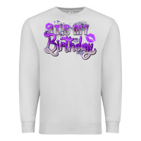 Dove Grey purple its my birthday Premium Sweatshirt - Zillion Design Studio