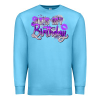 Ocean Blue purple its my birthday Premium Sweatshirt - Zillion Design Studio