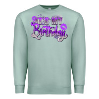 Seafoam purple its my birthday Premium Sweatshirt - Zillion Design Studio