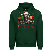 Forest Green merry christmas pitbull Urban Hoodie - JahusDesignShop