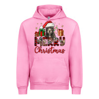 Fuchsia Pink merry christmas pitbull Urban Hoodie - JahusDesignShop