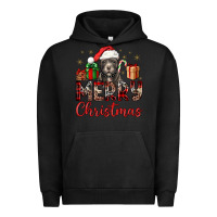 Pigment Black merry christmas pitbull Urban Hoodie - JahusDesignShop