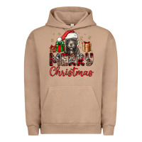 Pigment Burro merry christmas pitbull Urban Hoodie - JahusDesignShop