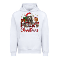 White merry christmas pitbull Urban Hoodie - JahusDesignShop