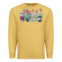 Antique Gold blessed coffee cups Premium Sweatshirt - texasbilliewilder