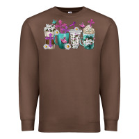 Chestnut blessed coffee cups Premium Sweatshirt - texasbilliewilder
