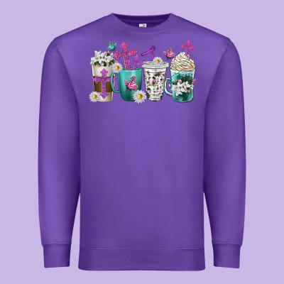 Premium Sweatshirt blessed coffee cups