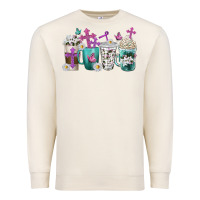 Sandshell blessed coffee cups Premium Sweatshirt - texasbilliewilder