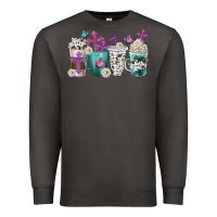 Smoke blessed coffee cups Premium Sweatshirt - texasbilliewilder