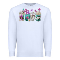 White blessed coffee cups Premium Sweatshirt - texasbilliewilder