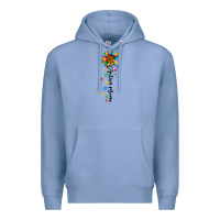 Colony Blue autism mama sunflower black Premium Hoodie - JahusDesignShop