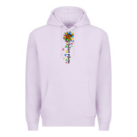 Lilac autism mama sunflower black Premium Hoodie - JahusDesignShop
