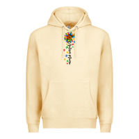 Pina Colada autism mama sunflower black Premium Hoodie - JahusDesignShop