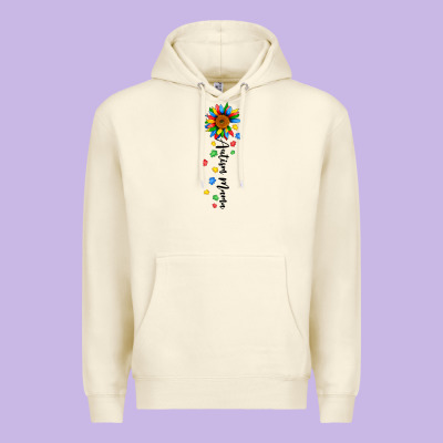 Autism Mama Sunflower Black Premium Hoodie Designed By Jahusdesignshop