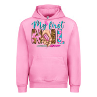 Fuchsia Pink my first nail bbs Urban Hoodie - BundleAndBundleShop