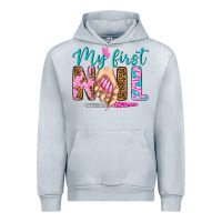 Heather Grey my first nail bbs Urban Hoodie - BundleAndBundleShop