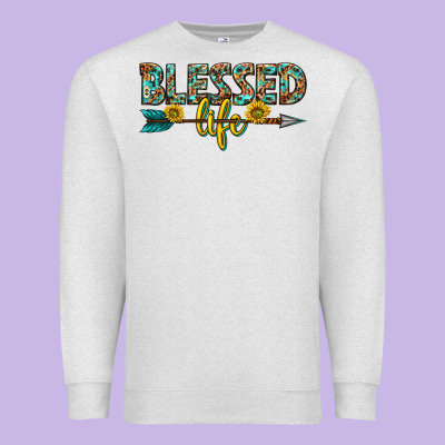 Premium Sweatshirt blessed life western