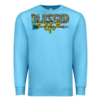 Ocean Blue blessed life western Premium Sweatshirt - texasbilliewilder