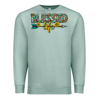Seafoam blessed life western Premium Sweatshirt - texasbilliewilder