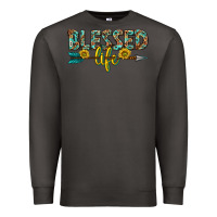 Smoke blessed life western Premium Sweatshirt - texasbilliewilder