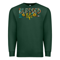Sports Green blessed life western Premium Sweatshirt - texasbilliewilder