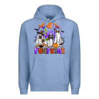 Colony Blue pet all the pupkins Premium Hoodie - AdoDesignShop