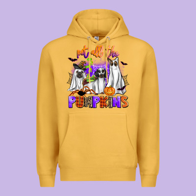 Pet All The Pupkins Premium Hoodie Designed By Adodesignshop