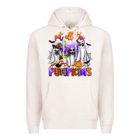 Pale Pink pet all the pupkins Premium Hoodie - AdoDesignShop