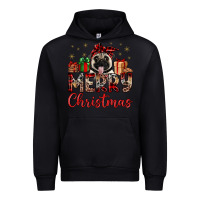 Black merry christmas pug Urban Hoodie - JahusDesignShop
