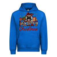 Cobalt merry christmas pug Urban Hoodie - JahusDesignShop